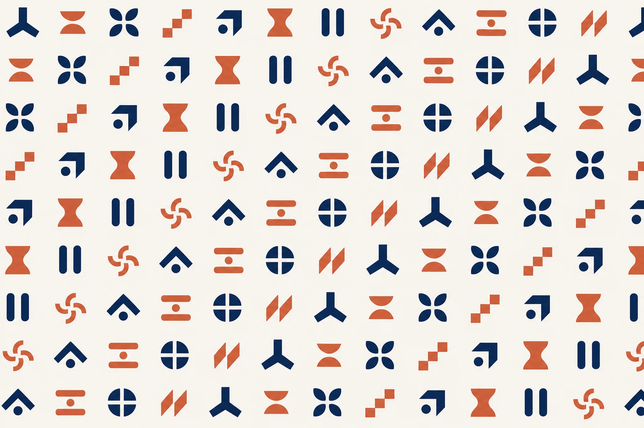 A pattern from the Type & Mark line